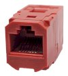 Panduit CAT 6 RJ45 Coupler Red (Optus and Voda Use)