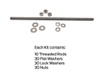 Coax Block Hardware Kit 5" Threaded Bar 10PK