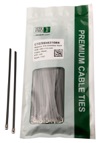 Cable Tie SS316 200x 4.6mm Black 100PK
