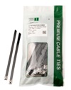 Cable Tie SS316 200x 7.9mm Black 100PK