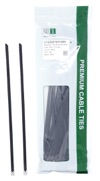 Cable Tie SS316 350 x7.9mm Black 100PK