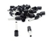 Bootlace Ferrule 1.5mm Black 100PK