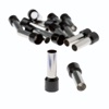 Bootlace Ferrule 25mm Black 50PK