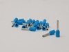 Bootlace Ferrule 0.75mm Blue 100PK