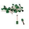 Bootlace Ferrule 6mm Green 100PK