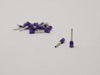 Bootlace Ferrule 0.25mm Purple 100PK