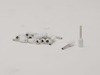 Bootlace Ferrule 0.5mm White 100PK