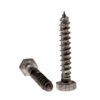Hex Coach Screw HDG M8 x 50mm 10PK