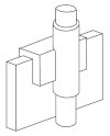 Mold Cable to Bus/Lug Ground Rod to 3x25 Tape