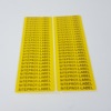 Yellow Feeder Labels 150x50mm Printed