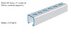 Strut Slotted Unistrut HDG 41x41x2.5mm 6M