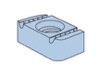 Strut Nut Unistrut HDG M10