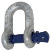 D Shackle HDG M10 Rated 1T
