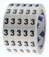 Feeder '3' 13mm 25M Label