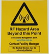 MERCS 1 RF Hazard Area 175x200 Label