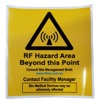 MERCS 1 RF Hazard Area 350x400 Label
