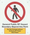 MERCS 3 General Public RF Hazard 175x200 Label