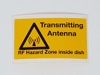 MERCS 6 Transmitting Antenna 100x55 Label