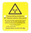 Transmitting Antenna Street Light 100x145 Label