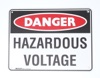 Danger Hazardous Voltage 225x150 Metal