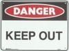 Danger Keep Out 300x225 Metal
