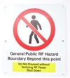 MERCS 3 General Public RF Hazard 350x400 Metal
