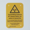 MERCS 8 RF Hazard Area 3M 100x145 Metal