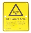 MERCS 8A RF Hazard Area 1M 175x200 Metal