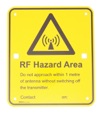 MERCS 8B RF Hazard Area 1M 175x200 Metal