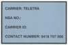 Site ID Plate 80x120 Metal