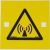 MERCS 5 RF Radiation Symbol 100x100 Poly