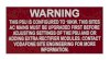 Label Traffolyte PSU conf to 18kw 80x40 Red