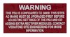 Label Traffolyte PSU conf to 24kw 80x40 Red
