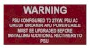Label Traffolyte PSU conf to 27kw 80x40 Red