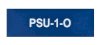 PSU-1-O 75x25 Blue Traffolyte