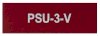 PSU-3-V 75x25 Red Traffolyte