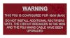 Label Traffolyte PSU RM conf to 18kw 80x40 Red