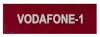 VODAFONE-1 75x25 Red Traffolyte