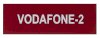 VODAFONE-2 75x25 Red Traffolyte
