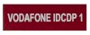 VODAFONE IDCDP-1 75x25 Red Traffolyte