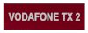 VODAFONE TX 2 75x25 Red Traffolyte