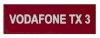 VODAFONE TX 3 75x25 Red Traffolyte